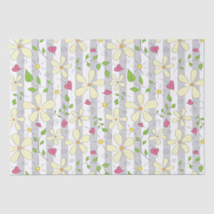 Frühlingsblumen Kamillenblüten, blühend glücklich Seidenpapier