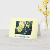 Frühlingsblumen Karte (Gelbe Blume)