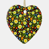 Frühlingsblumen Keramik Ornament (Rechts)