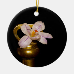 Frühlingsblumen Keramik Ornament