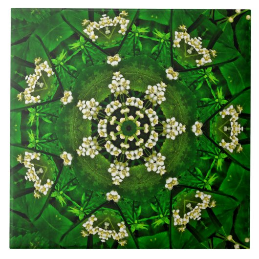 Frühlingsblumen Keramik Tile Fliese (Vorderseite)