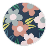 Frühlingsblumen Keramikknauf (Vorderseite)
