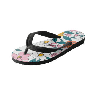 Frühlingsblumen Kinderbadesandalen