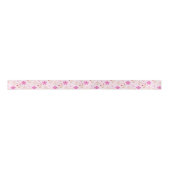 Frühlingsblumen Kirschblossom Pink Blush Satinband (Vorderseite)