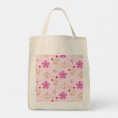 Frühlingsblumen Kirschblossom Pink Blush Tragetasche (Rückseite)