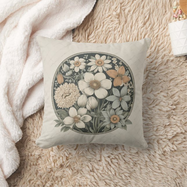 Frühlingsblumen Kissen (Decke)