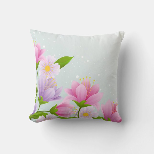 Frühlingsblumen Kissen (“Soft petals, sweet dreams.”)
