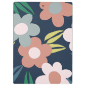 Frühlingsblumen Klemmbrett (Rückseite)