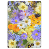 Frühlingsblumen Klemmbrett (Rückseite)