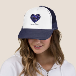 Frühlingsblumen-Kollection Muster Truckerkappe