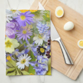 Frühlingsblumen Küchenhandtuch Geschirrtuch (Viertel Falte)
