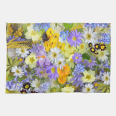 Frühlingsblumen Küchenhandtuch Geschirrtuch (Horizontal)