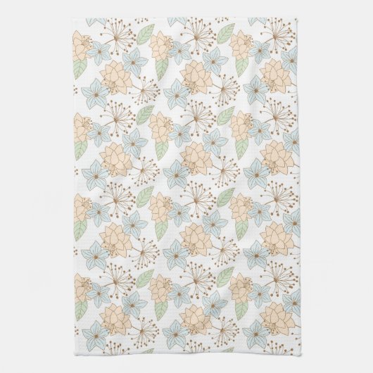 Frühlingsblumen Küchenhandtuch Geschirrtuch (Vertikal)
