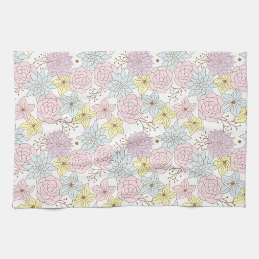 Frühlingsblumen Küchentuch (Horizontal)