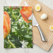 Frühlingsblumen Küchentuch (Viertel Falte)