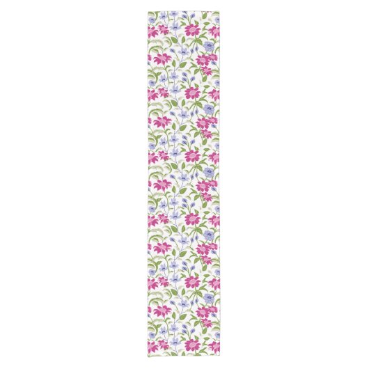 Frühlingsblumen Kurzer Tischläufer (Vorderseite)