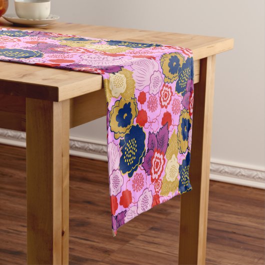 Frühlingsblumen Kurzer Tischläufer (Beispiel)