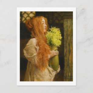 Frühlingsblumen - Lawrence Alma-Tadema Postkarte