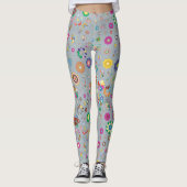 Frühlingsblumen Leggings (Vorderseite)