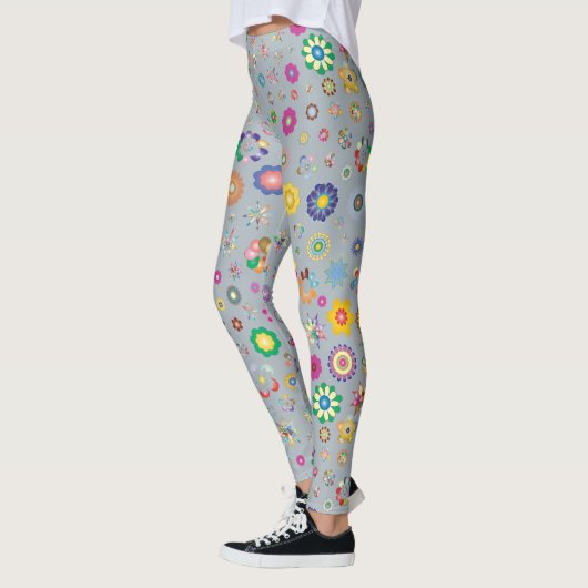 Frühlingsblumen Leggings (Links)