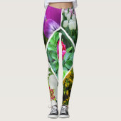 Frühlingsblumen Leggings (Vorderseite)