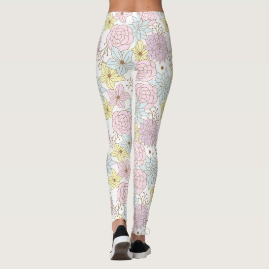 Frühlingsblumen Leggings (Rückseite)