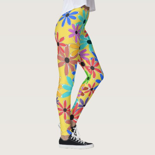 Frühlingsblumen Leggings (Rechts)