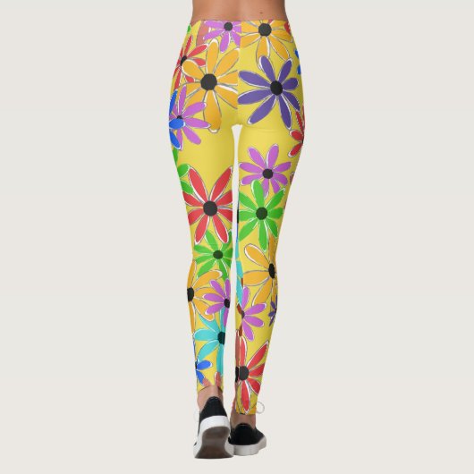 Frühlingsblumen Leggings (Rückseite)