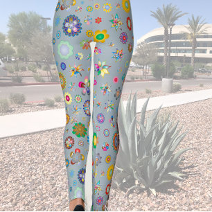 Frühlingsblumen-Leggings Leggings