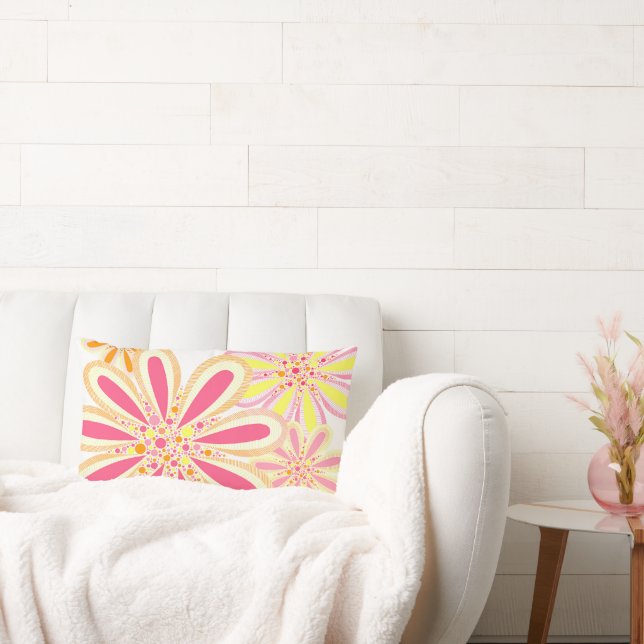 Frühlingsblumen Lendenkissen (Liege)