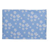 Frühlingsblumen (lila) kissenbezug (Rückseite)