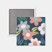 Frühlingsblumen Magnet (Vorderseite/Rückseite)