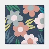 Frühlingsblumen Magnet (Vorne)