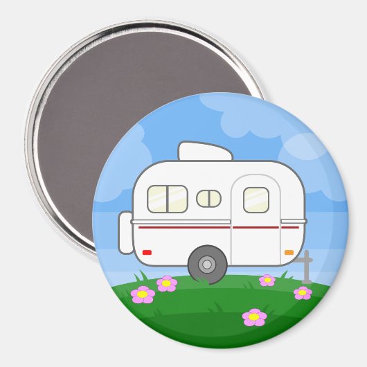 Frühlingsblumen Magnet (Vorderseite/Rückseite)