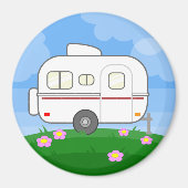 Frühlingsblumen Magnet (Vorne)