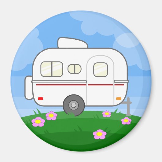 Frühlingsblumen Magnet (Vorne)