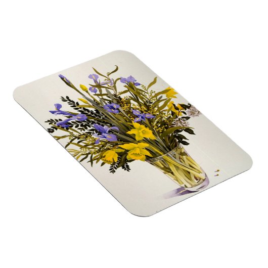 Frühlingsblumen Magnet (Rechte Seite)