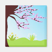 Frühlingsblumen - Magnet (Vorne)