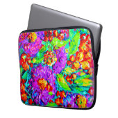 Frühlingsblumen Malerei. Jetzt kaufen Laptopschutzhülle (Vorderseite Links)