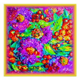 Frühlingsblumen Malerei. Jetzt kaufen Poster