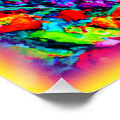 Frühlingsblumen Malerei. Jetzt kaufen Poster (Ecke)