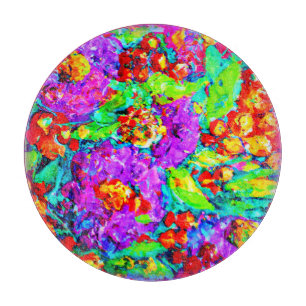 Frühlingsblumen Malerei. Jetzt kaufen Schneidebrett