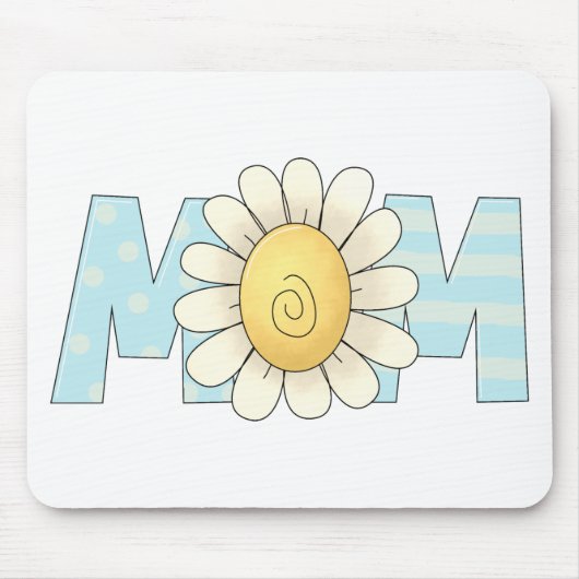 Frühlingsblumen Mama Mousepad (Vorne)