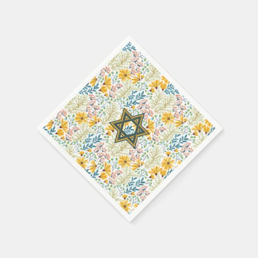 Frühlingsblumen mit Stern von David Serviette (Ecke)