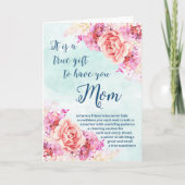 Frühlingsblumen Muttertagskarte Karte (Vorderseite)