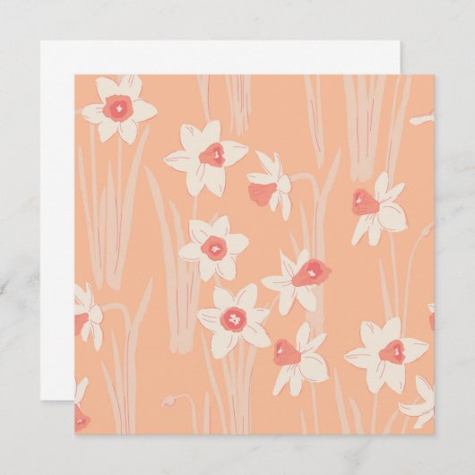 Frühlingsblumen, Narzisse. (Vorne/Hinten)