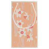 Frühlingsblumen, Narzisse. Kleine Geschenktüte (Rückseite)