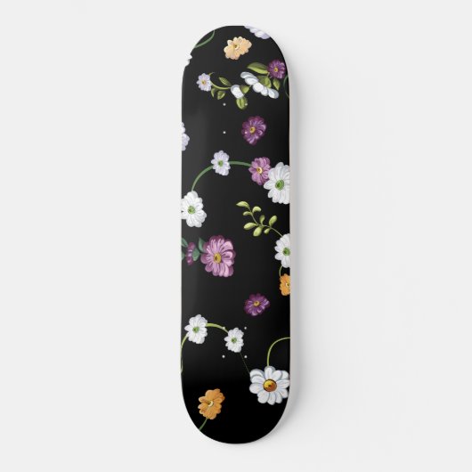 Frühlingsblumen, Natur Skateboard (Vorderseite)