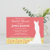 Frühlingsblumen; Niedliche Blüten Einladung (Stehend Vorderseite)