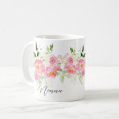 Frühlingsblumen-Nonna Kaffeetasse (Vorderseite Links)